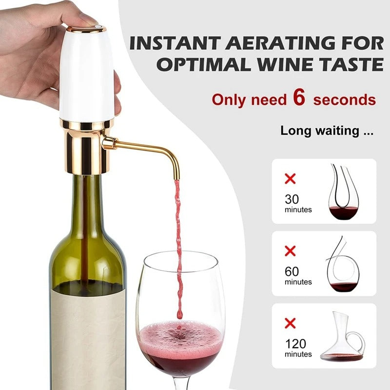 Electric Wine Aerator And Dispenser